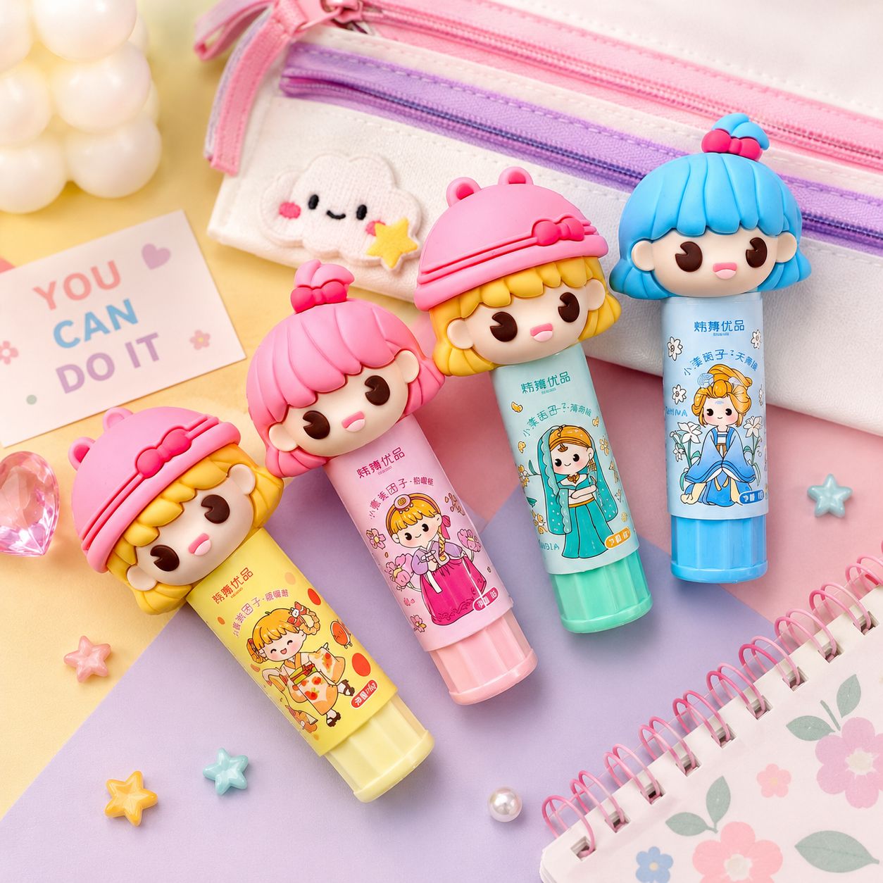 Muñequita Glue Stick
