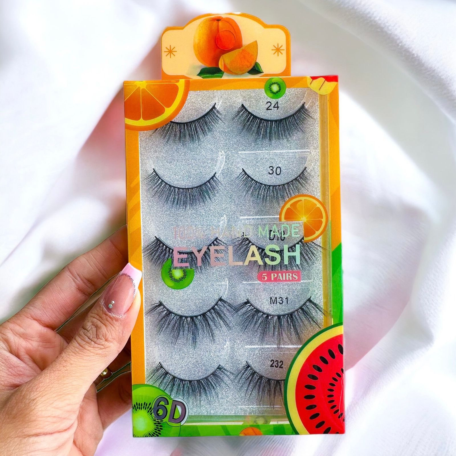 Kit Pestañas Frutas x5