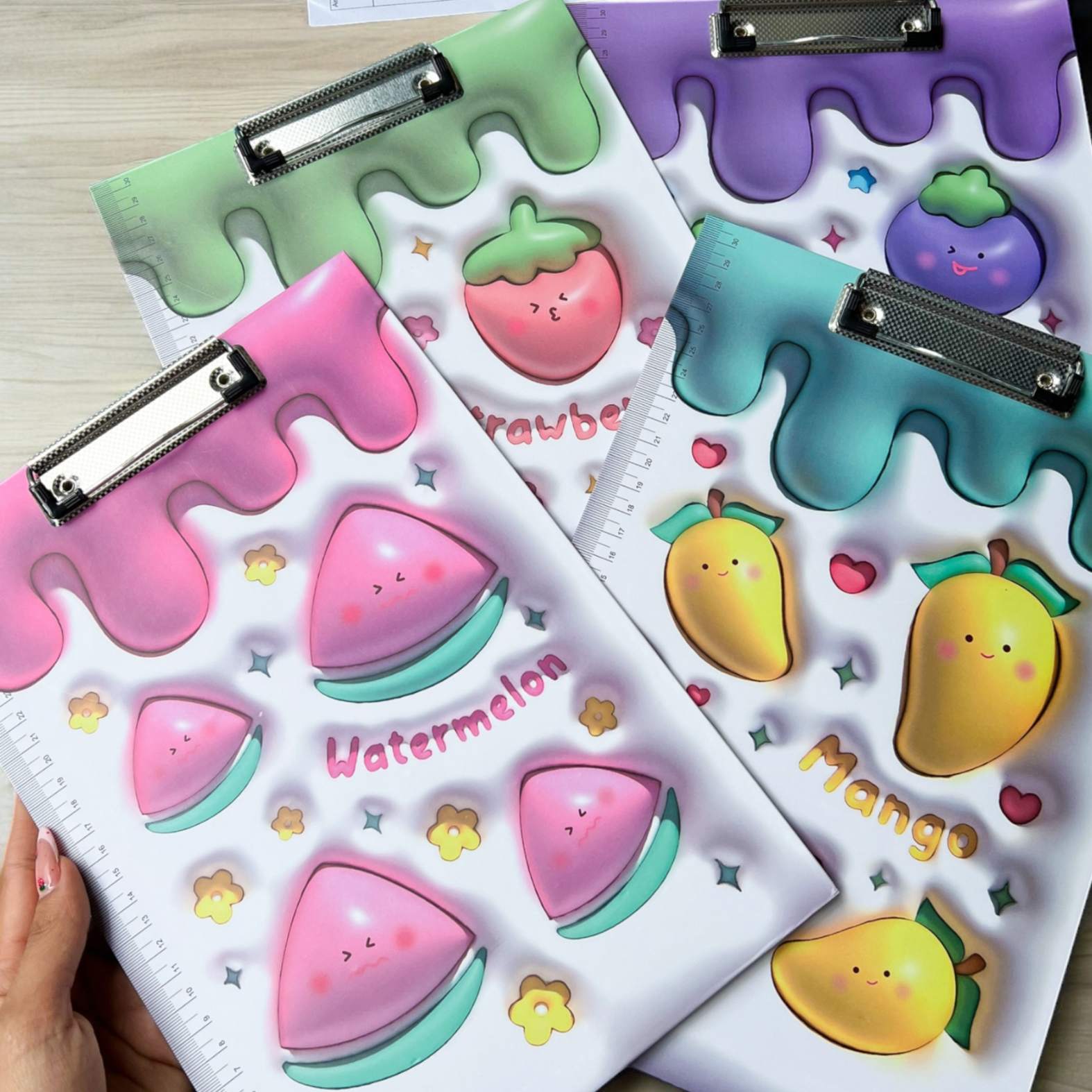 Planillero Frutas Kawaii