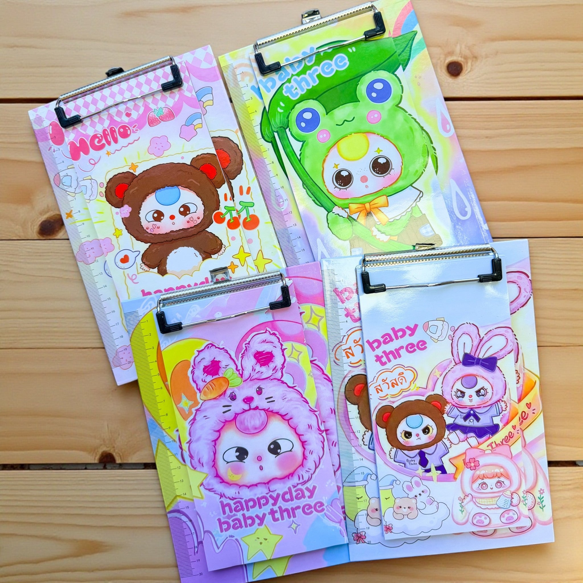 Planillero con Hojas Kawaii