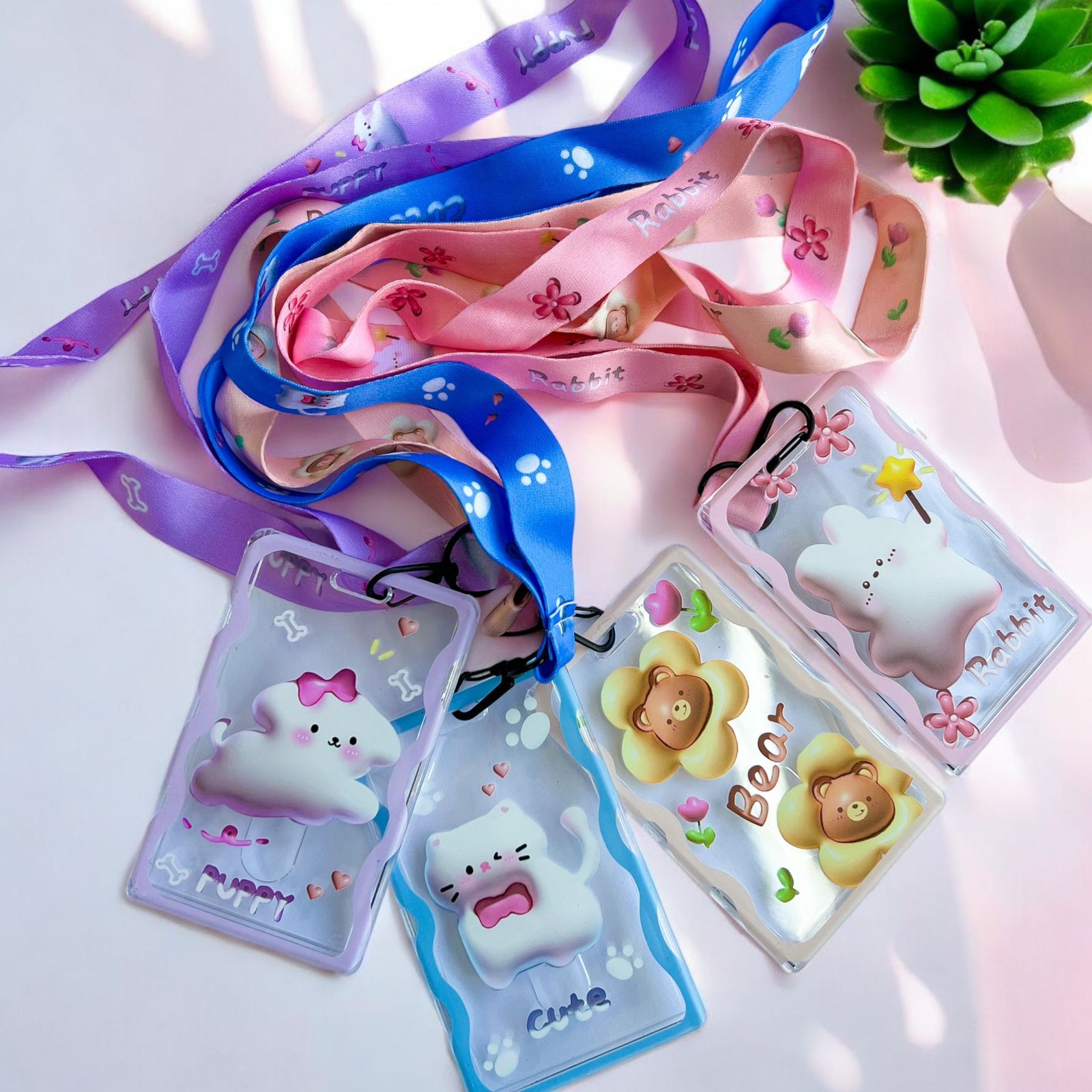 Porta Carnet Animalitos Kawaii