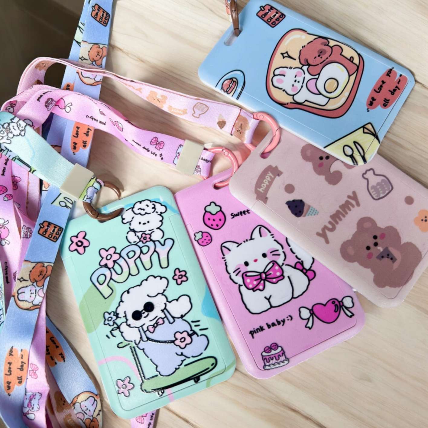 Porta Carnet Animalitos de Colores