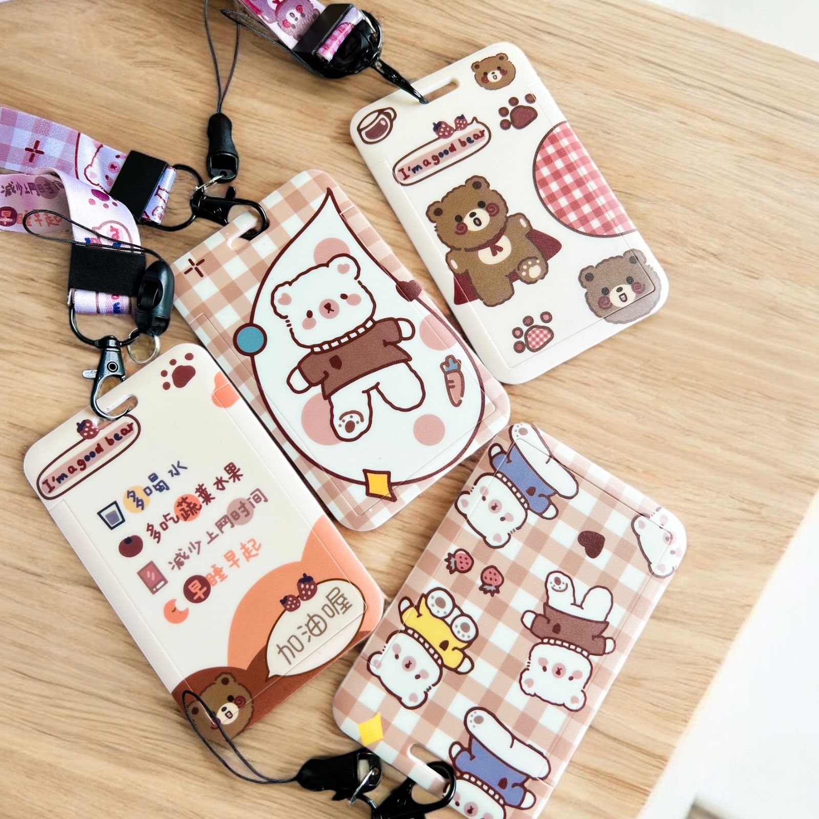 Porta Carnet Osito Brown