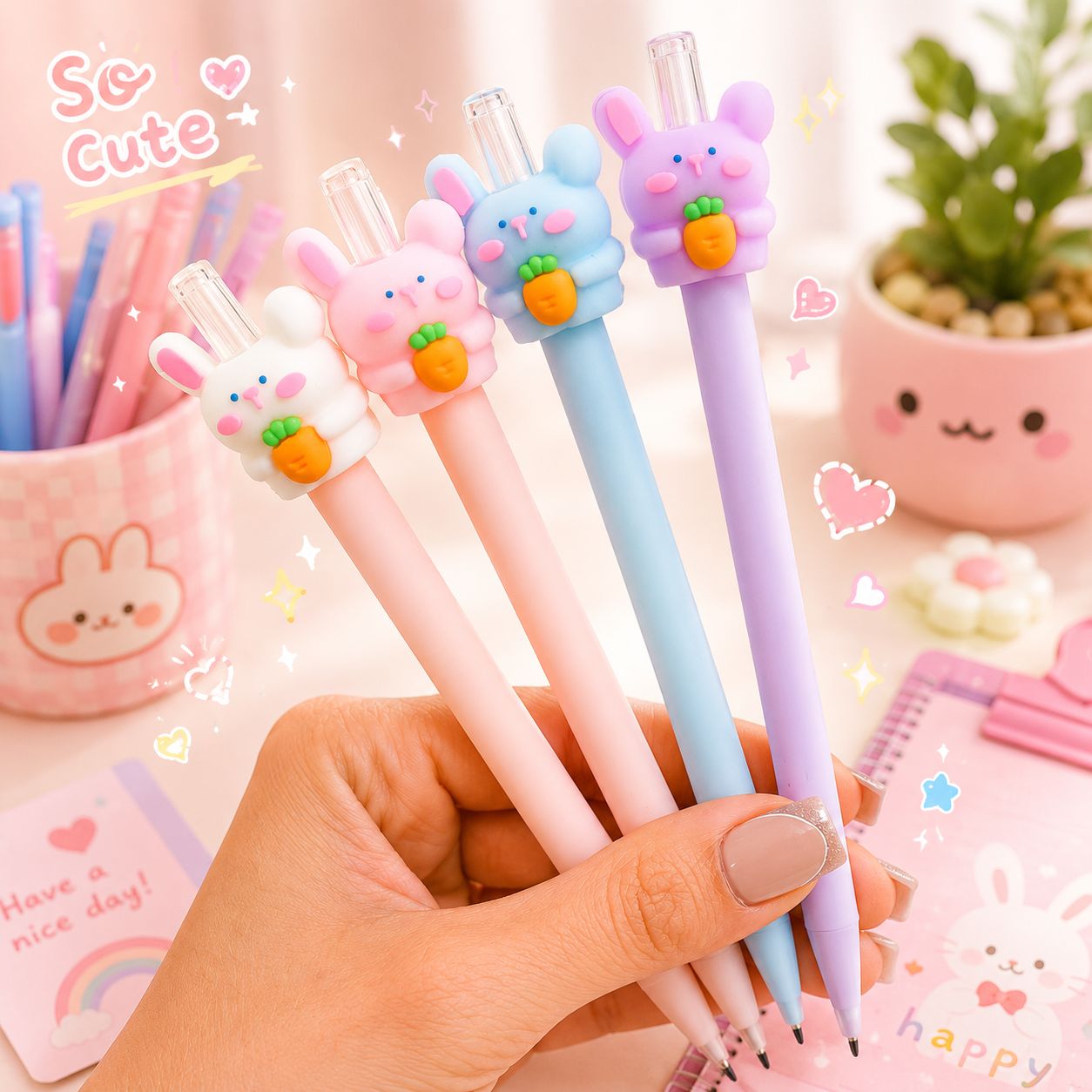 Bunny Mechanical Pencil with Carrot