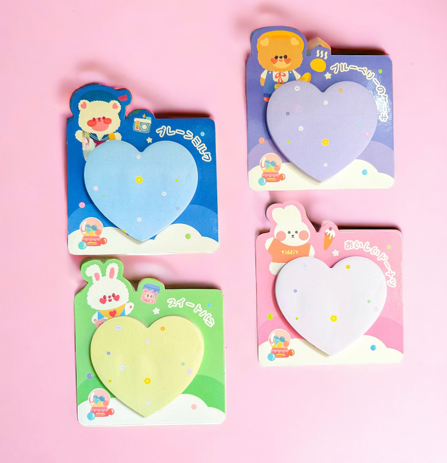 Post it Corazon Animalitos