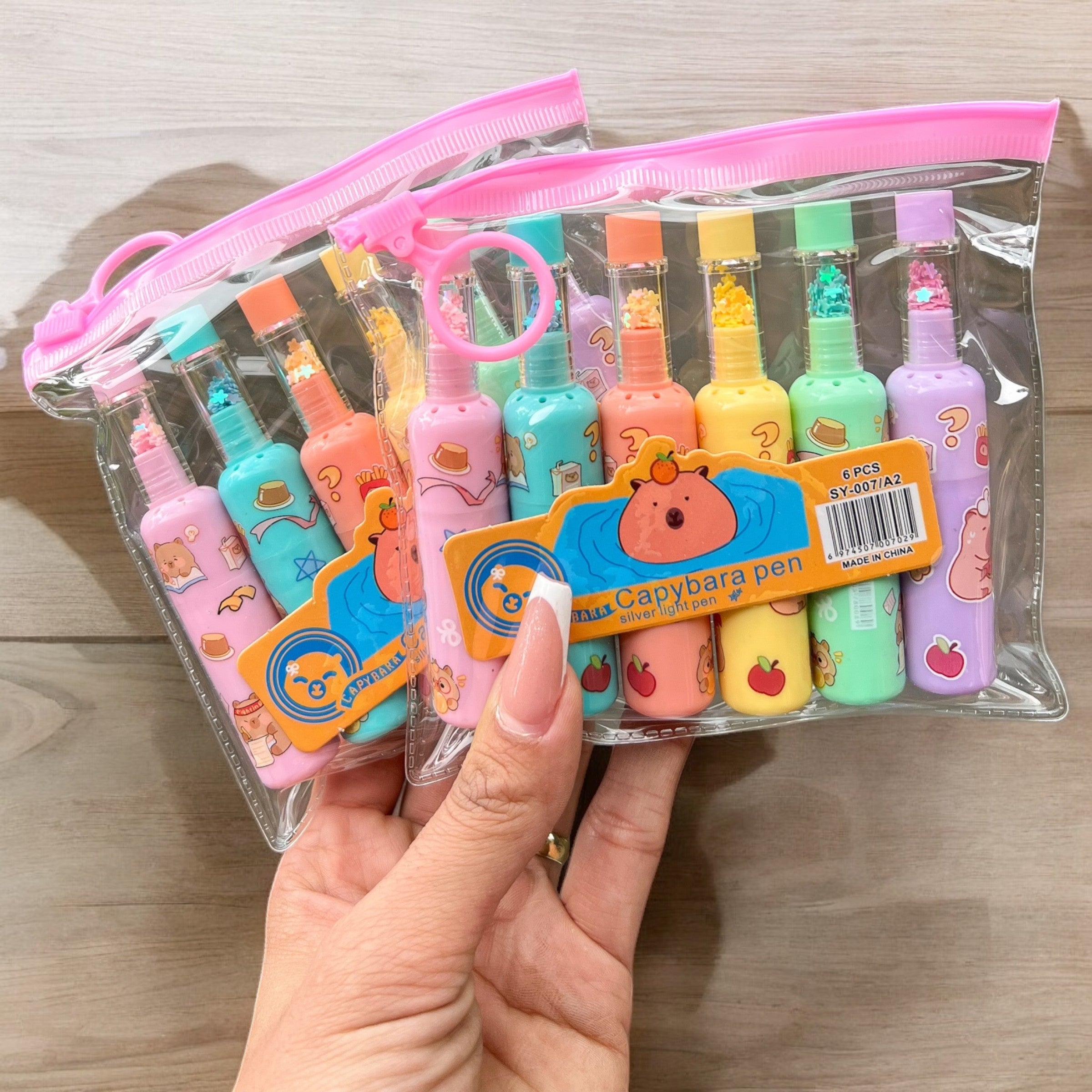 Resaltadores Capybara Botella