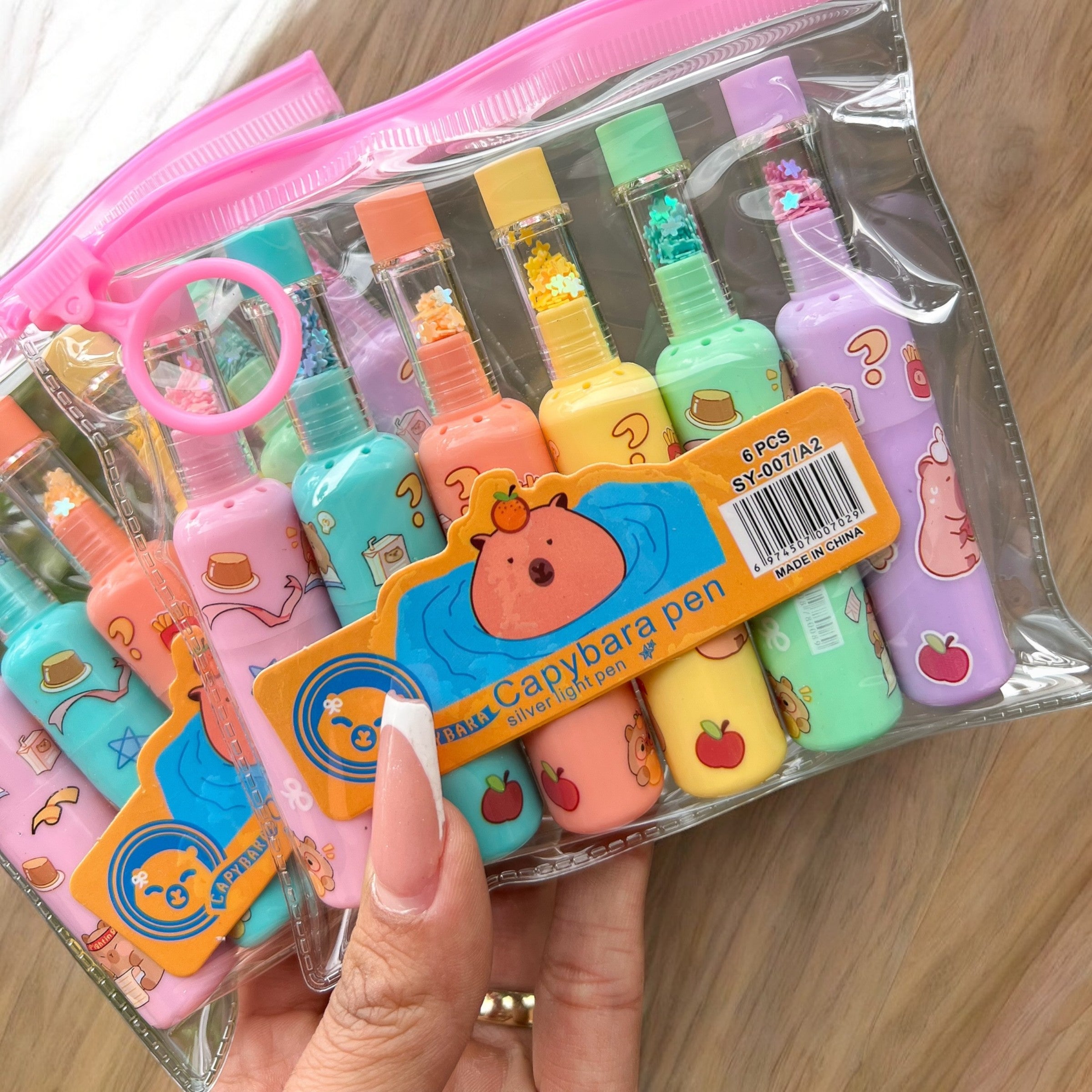 Resaltadores Capybara Botella