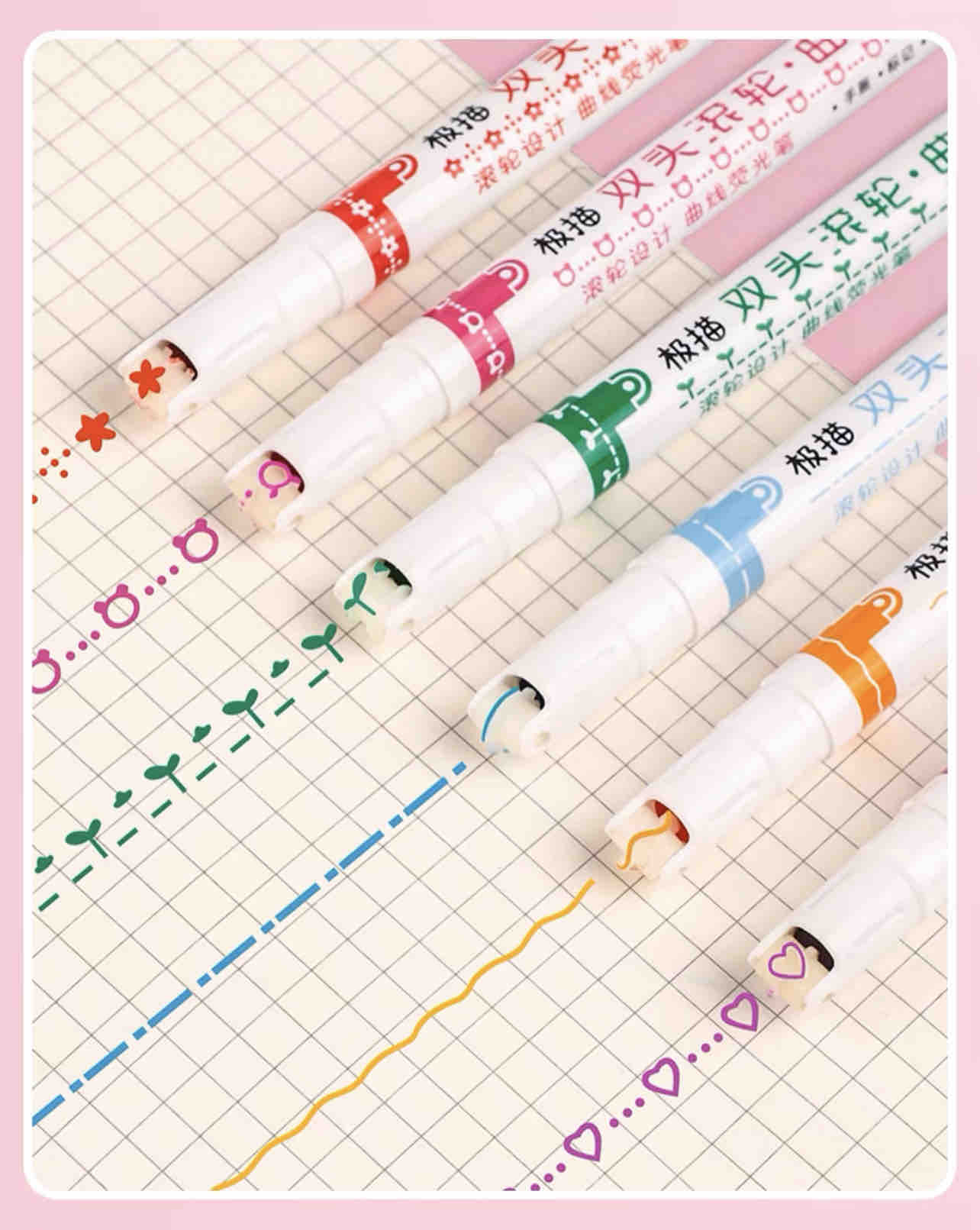 Resaltadores Rodillo Decorativo