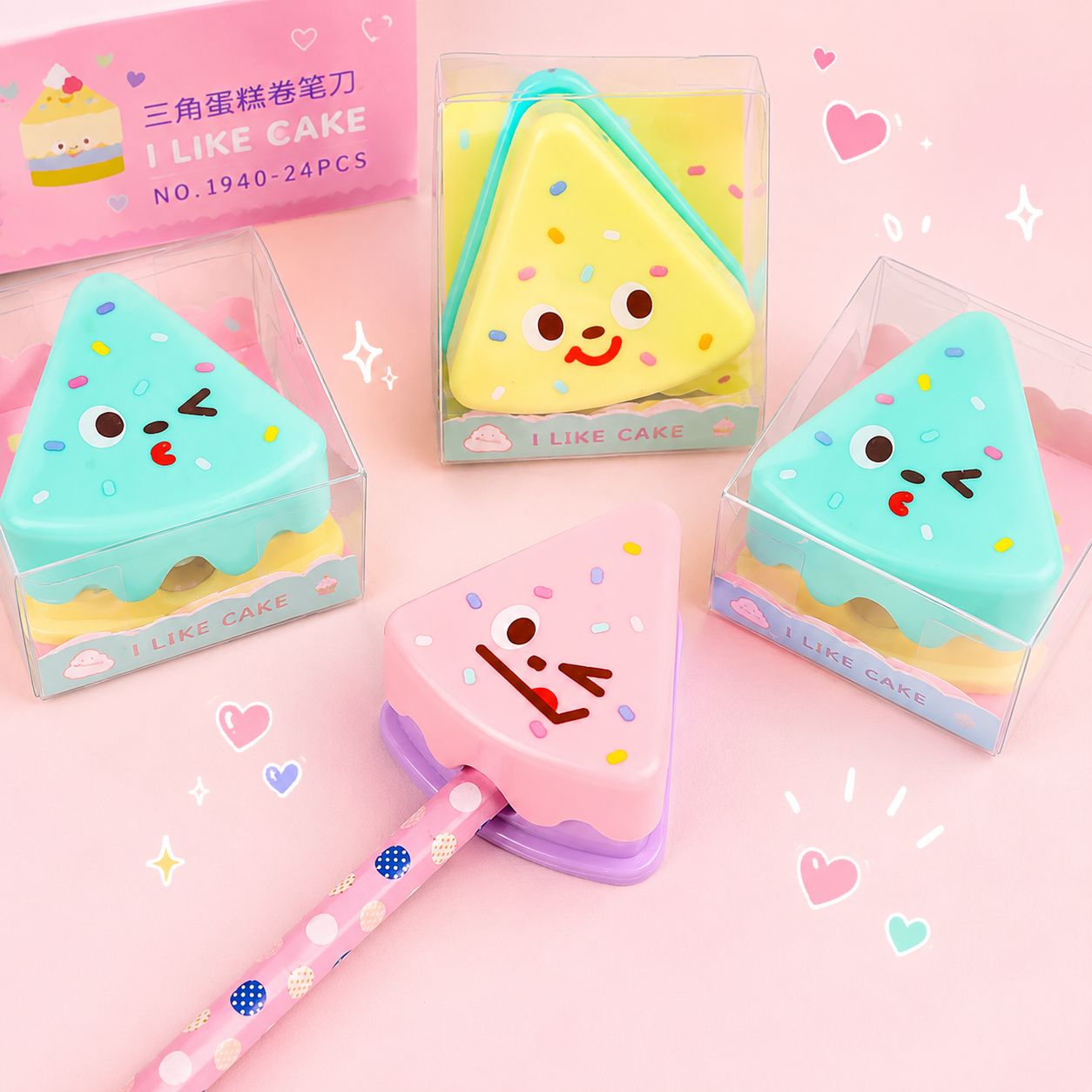Kawaii Pencil Sharpener Cheese Cake