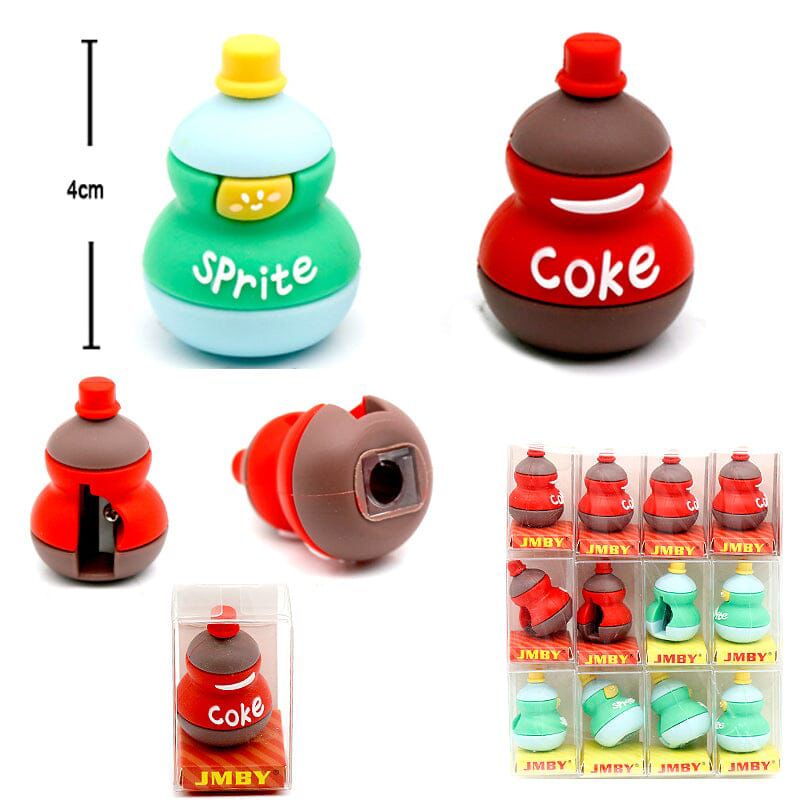 Sacapuntas Coke y Sprite