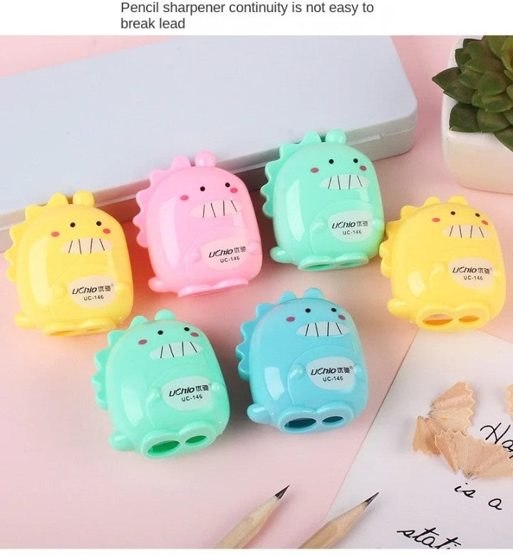Sacapuntas Dino Colores Kawaii