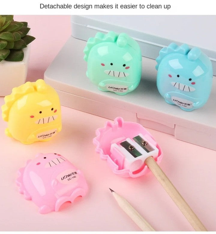 Sacapuntas Dino Colores Kawaii