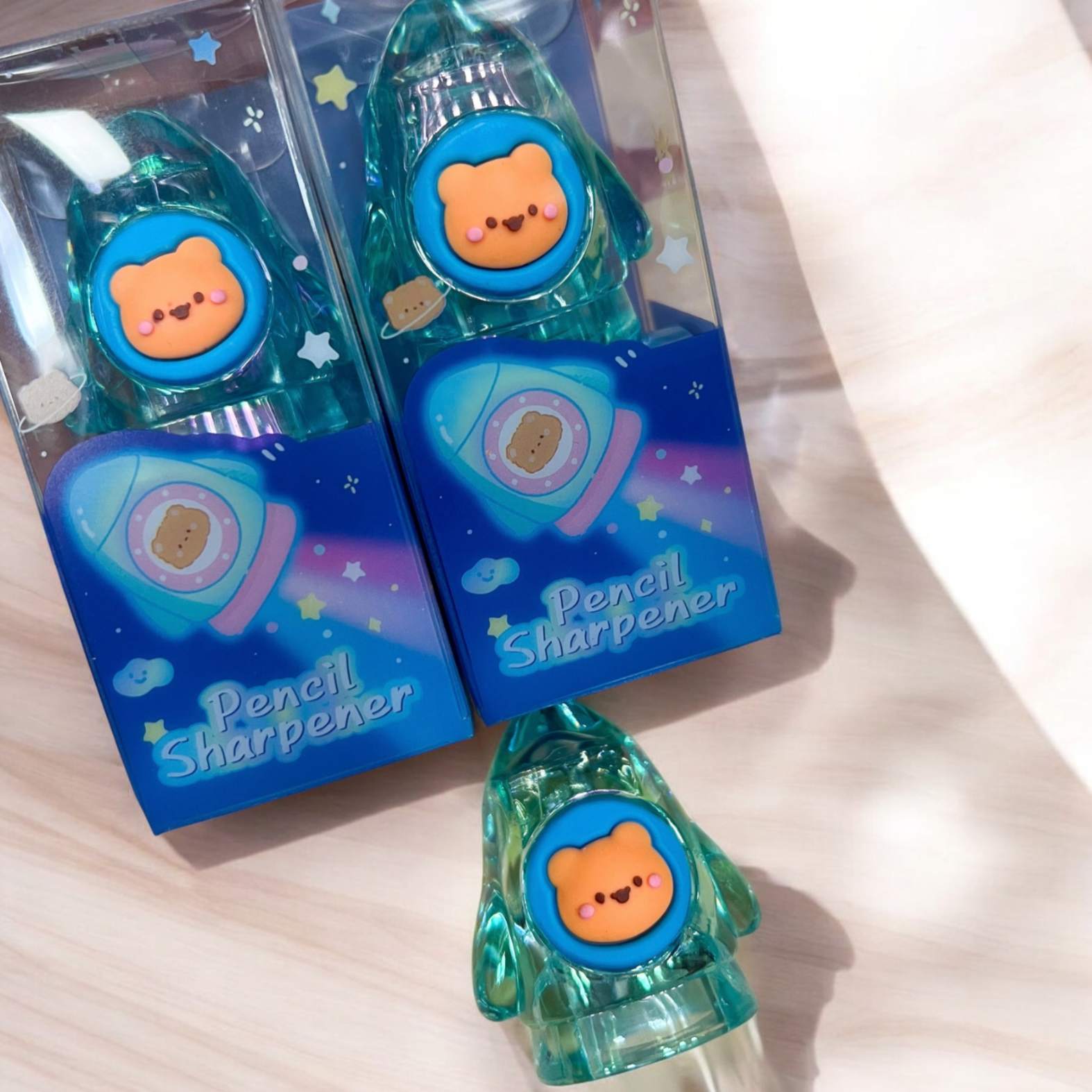 Sacapuntas Osito Cristal