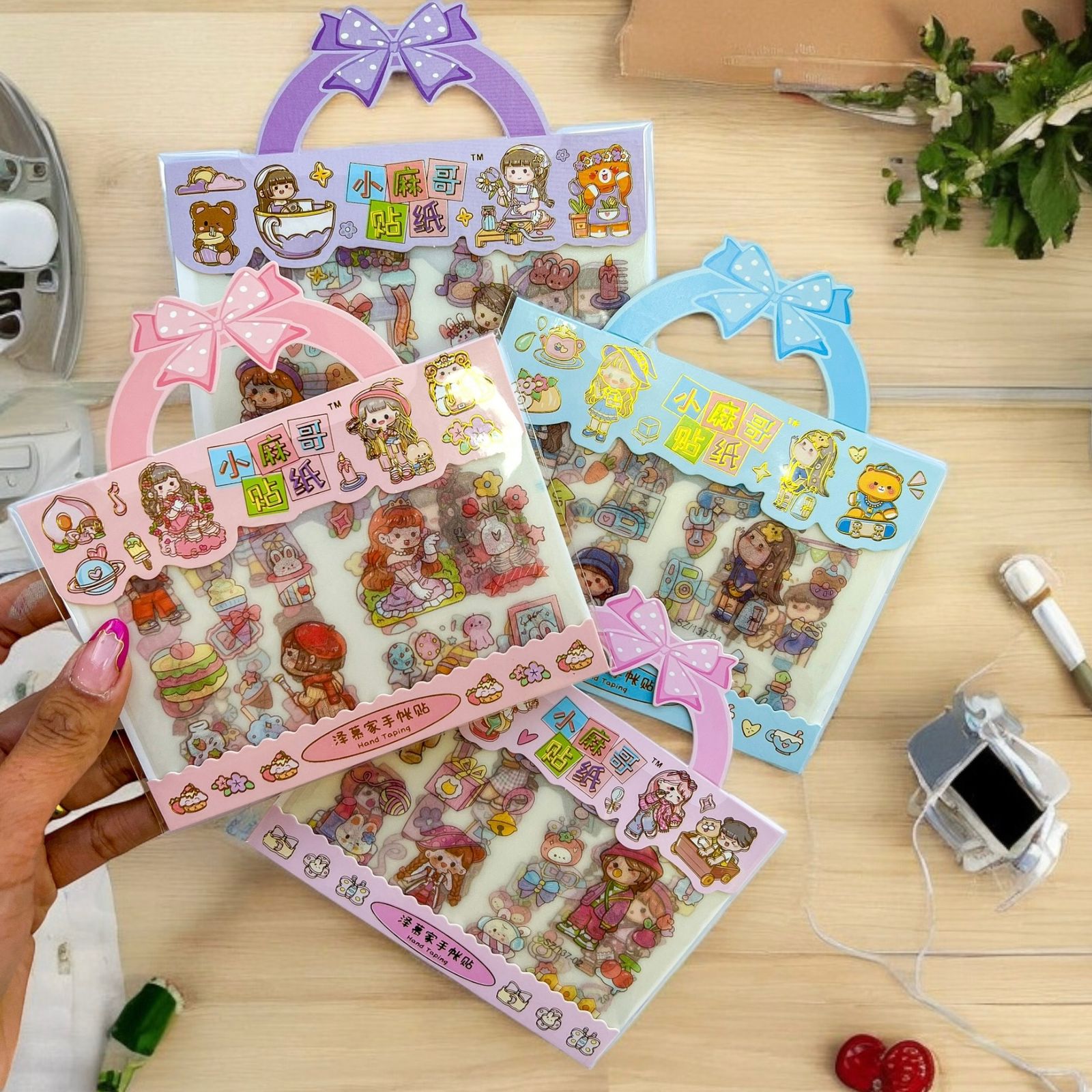 Stickers Carterita Muñequita Kawaii