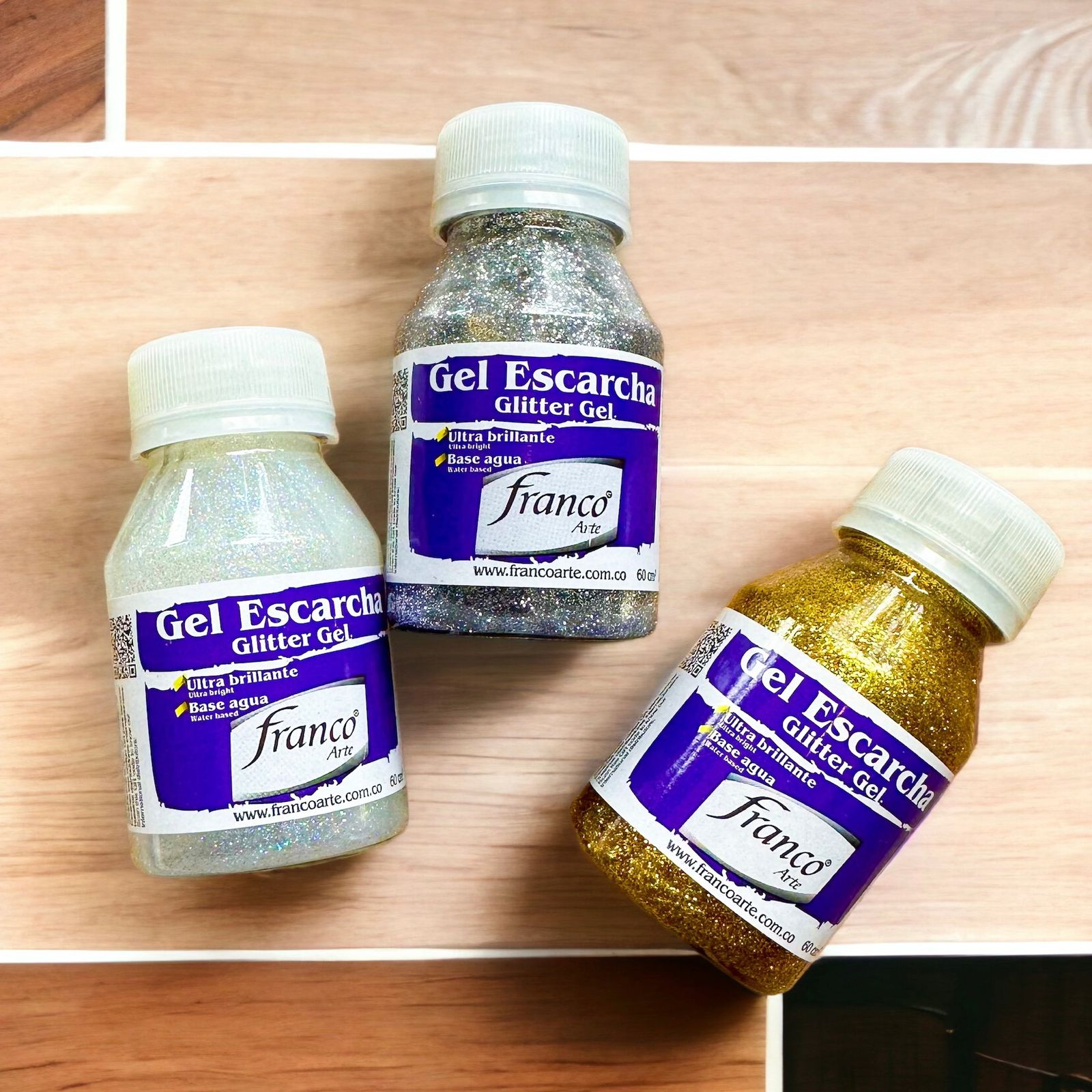 Gel Escarchado Franco Arte