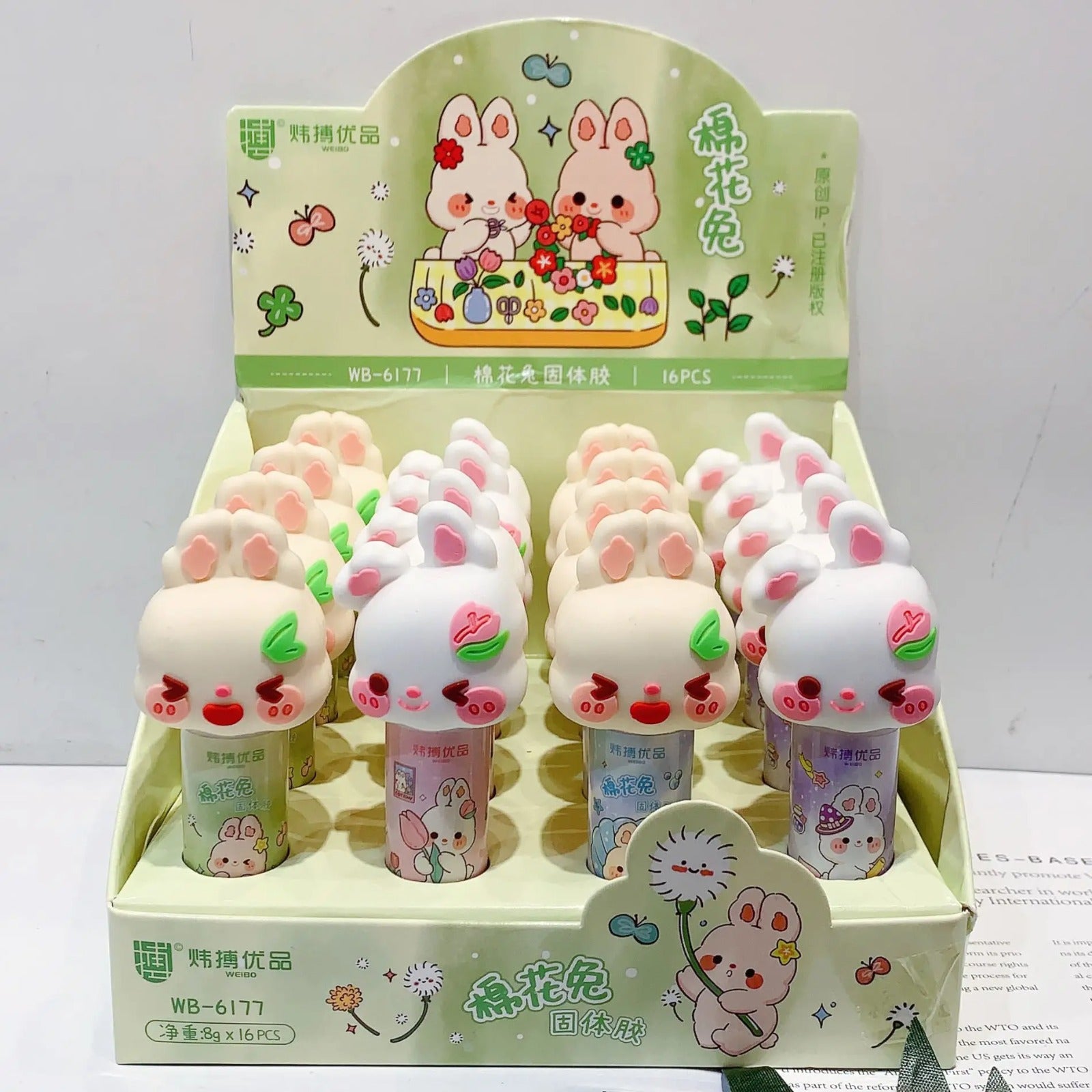 Pega en Barra Conejito Cute