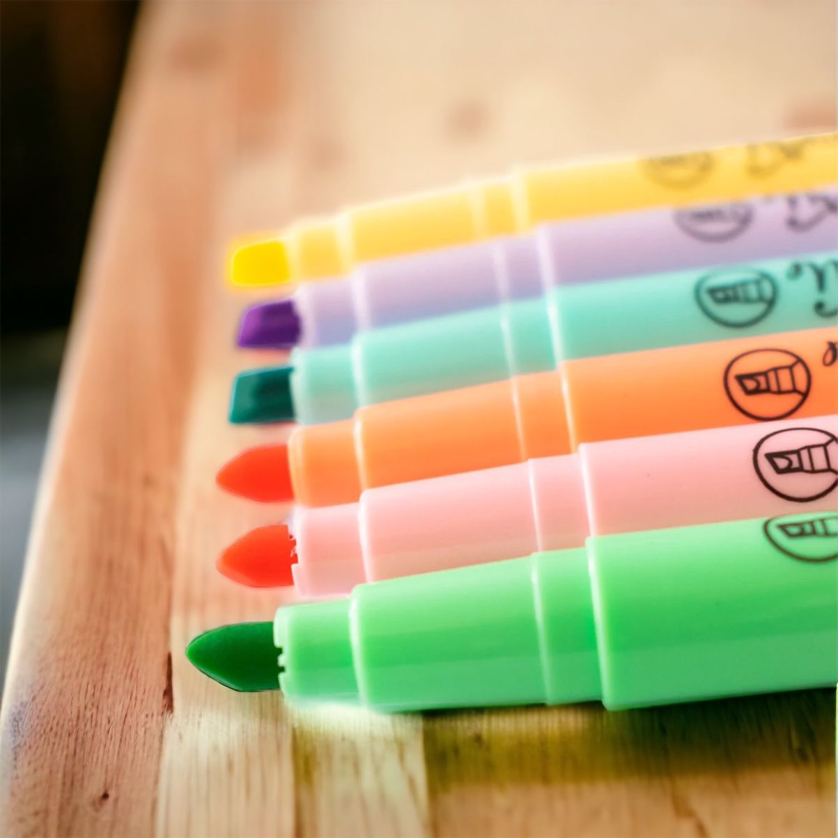 Resaltadores Doble Punta Pastel o Neon Morita