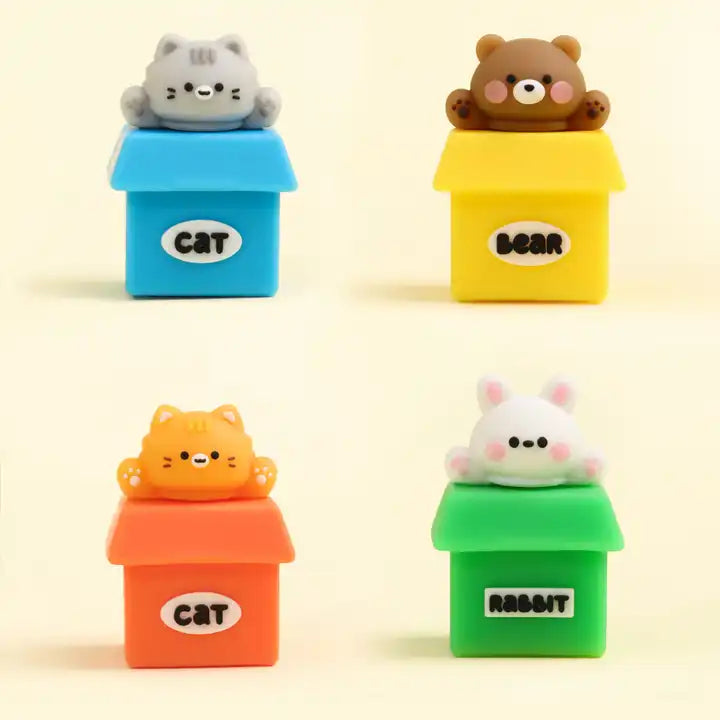 Sacapunta Animalitos Cajita Kawaii