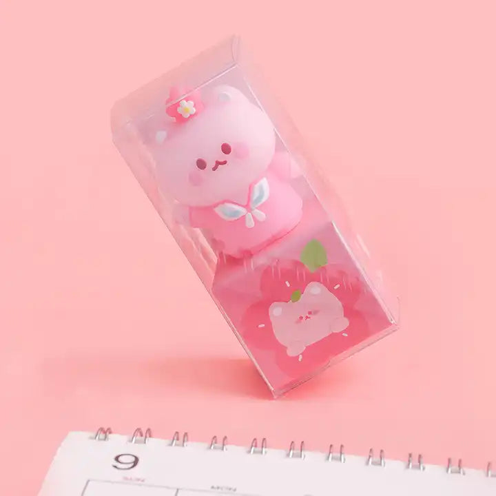Sacapunta Gatito Rosa Kawaii