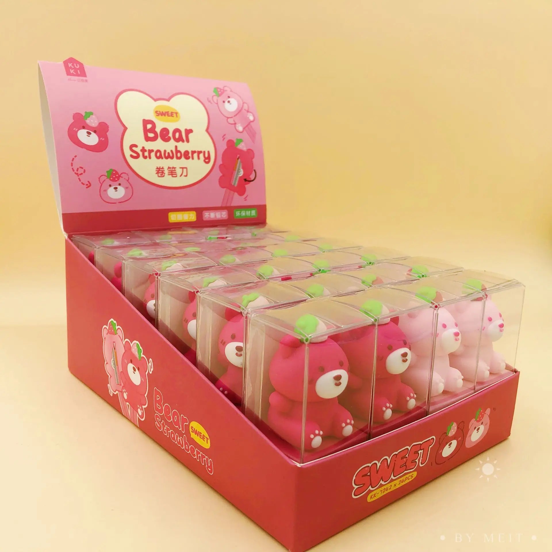 Sacapunta Osito Rosa Kawaii