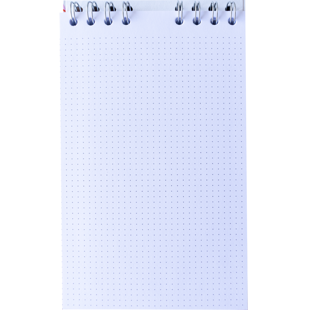 Bitacora de Puntos en Opalina 1/2 Carta Morita