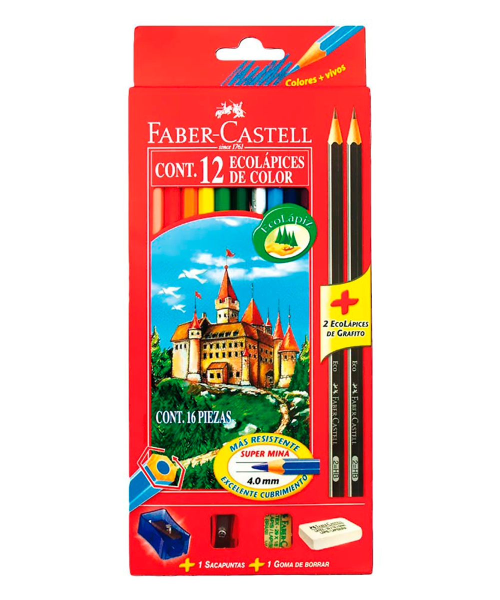 Caja de Colores Faber Castell Supersoft x 100