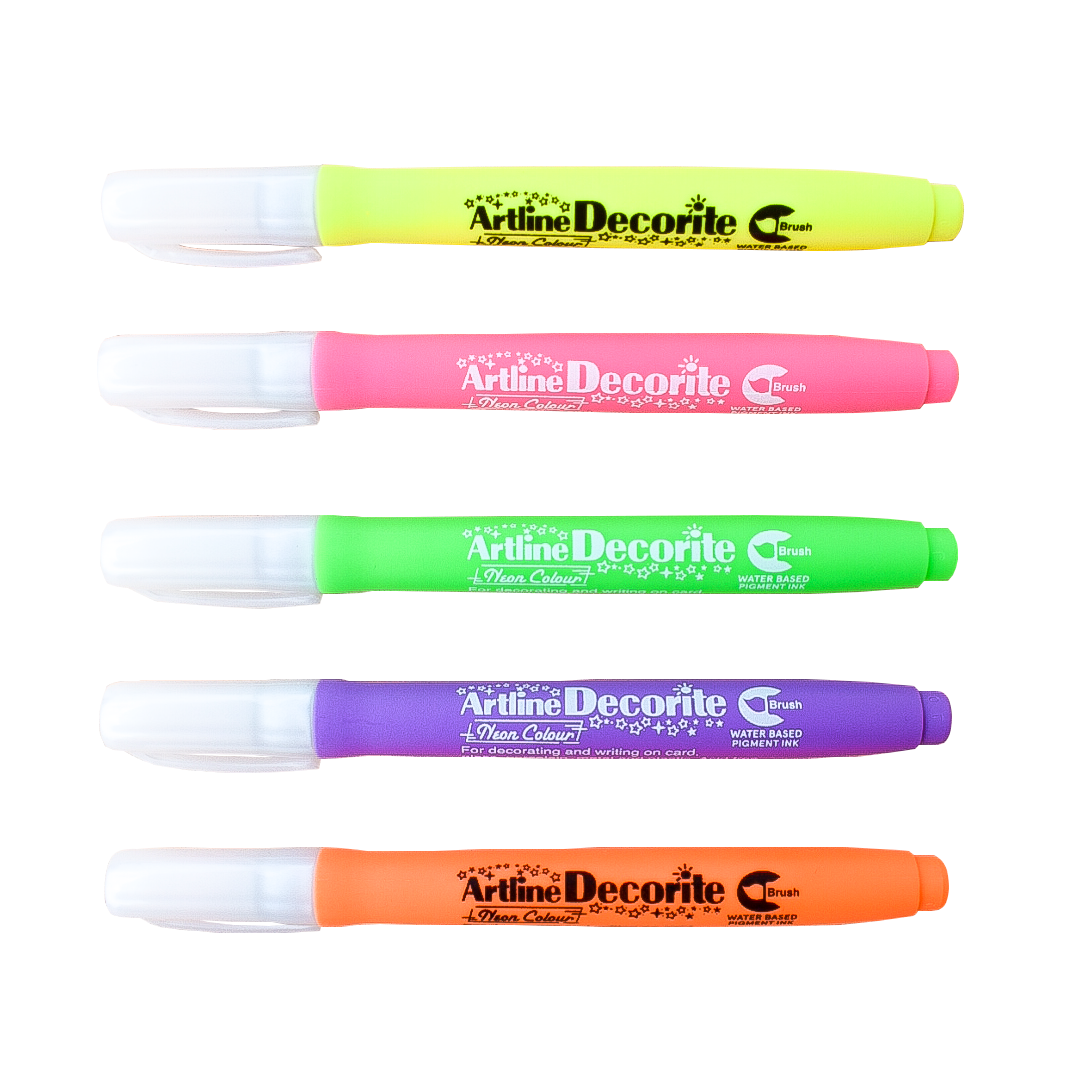 Punta Pincel Neón Decorite