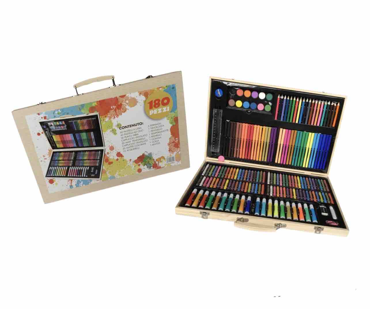 Set de Arte Estuche Madera