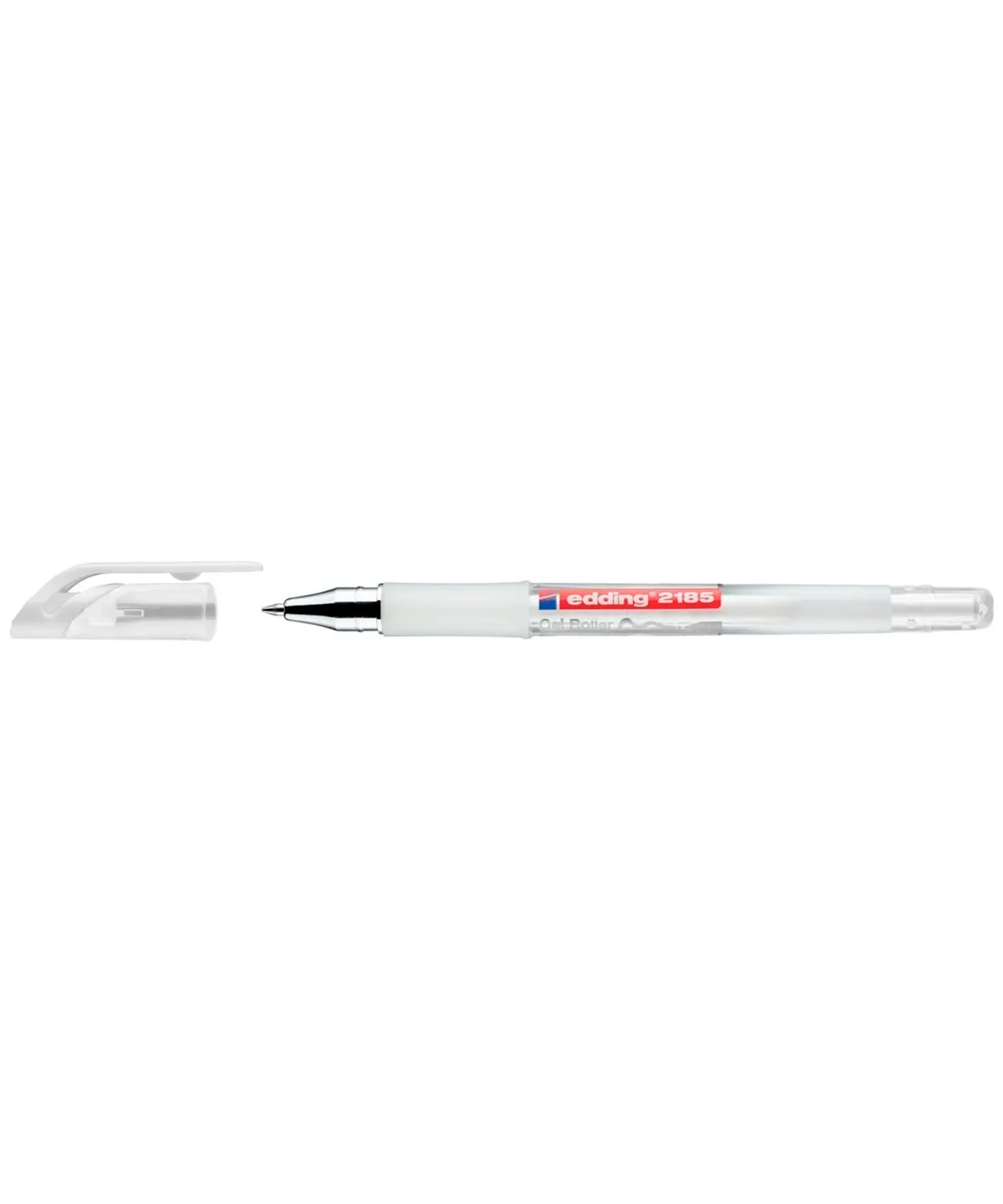 edding 95 marcador de vidrio - blanco - 1 bolígrafo de vidrio - punta  redonda de 0.059-0.118 in - rotulador de ventana lavable - para escribir y