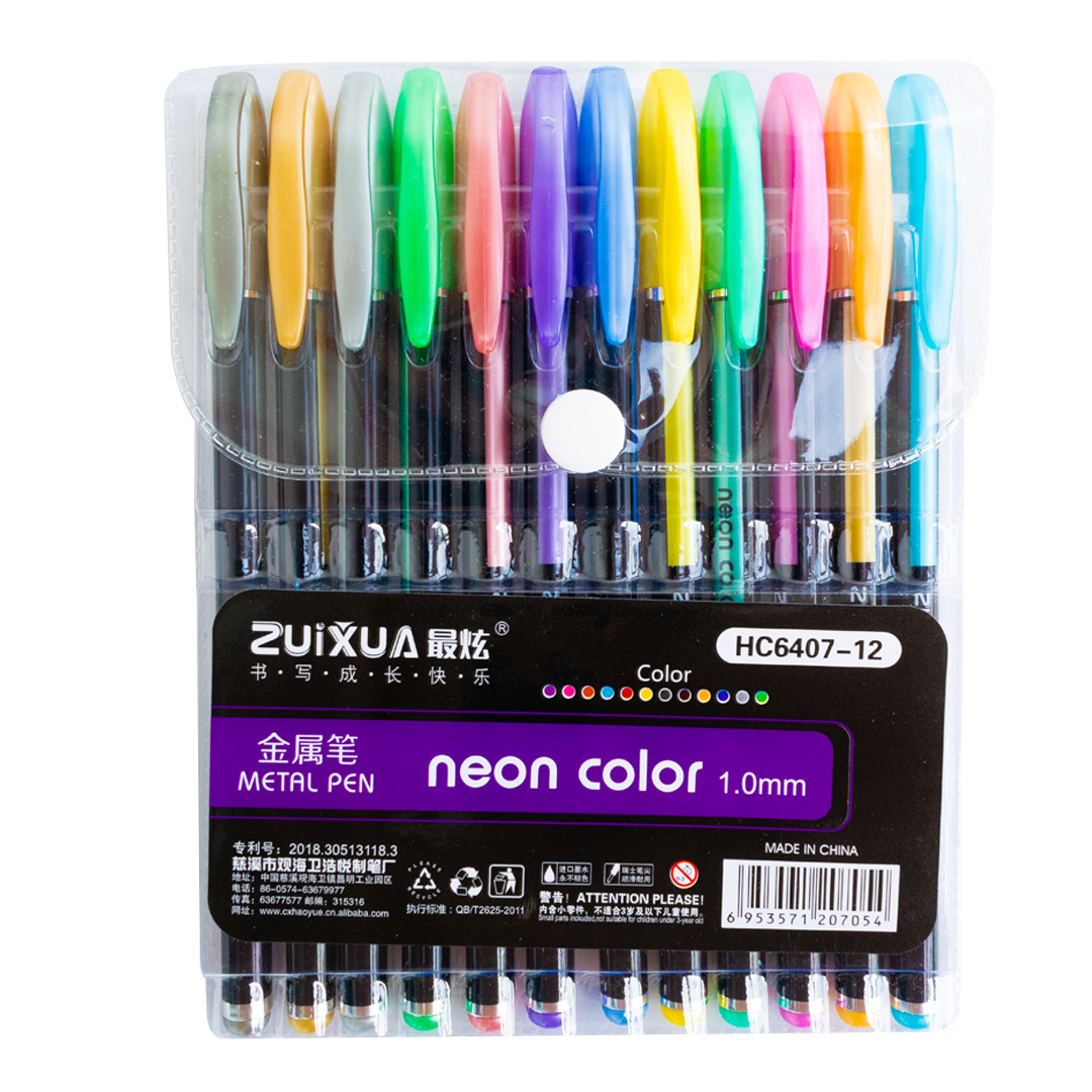 Lapicero en Gel Metalizado