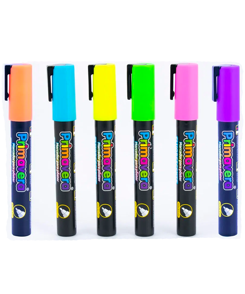 Marcador Poster 2/6mm Primavera Tonos Neón