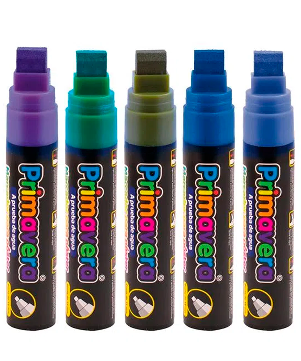 Marcador Poster 15mm Primavera Metalizado