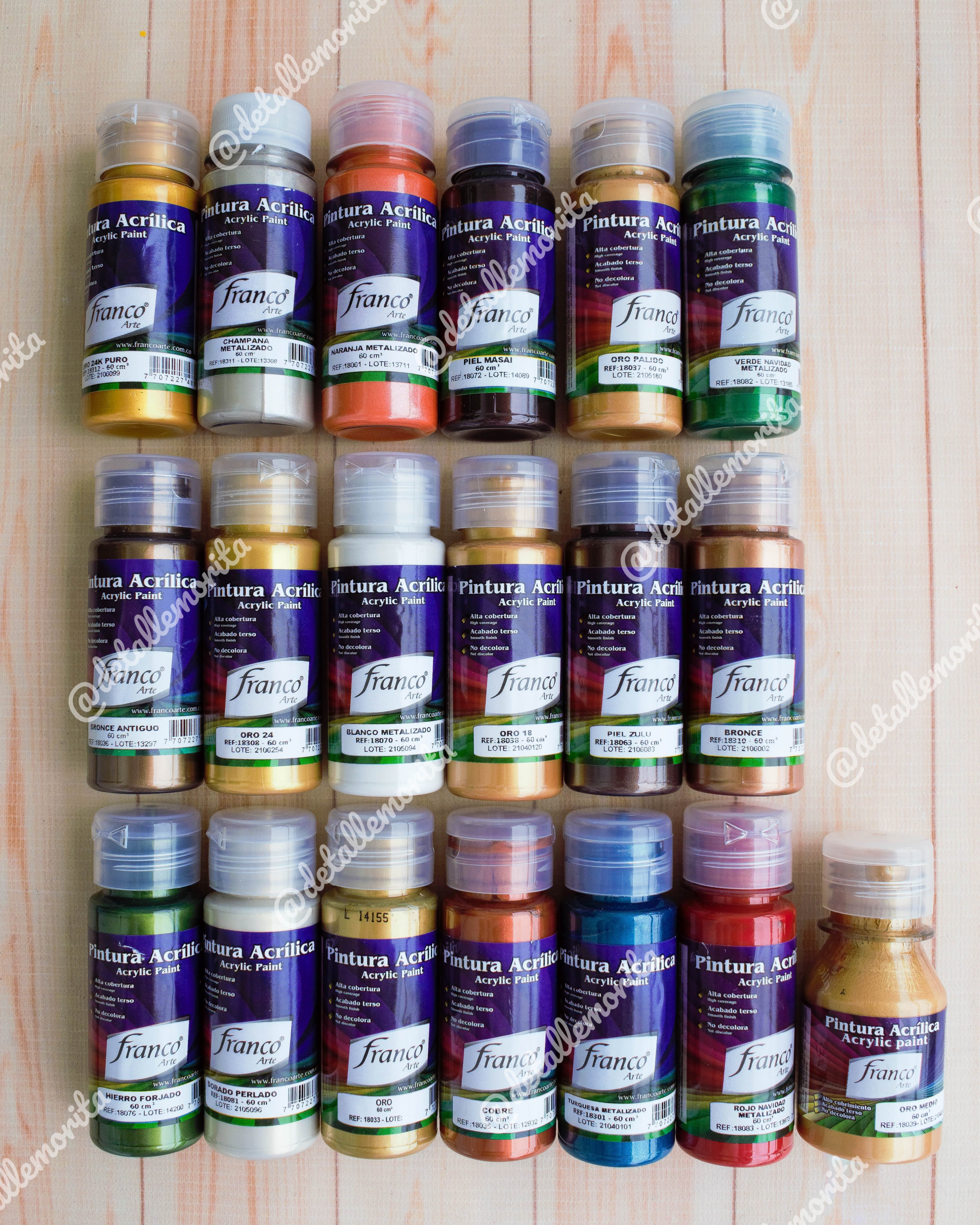 Pintura Acrílica Metalizada