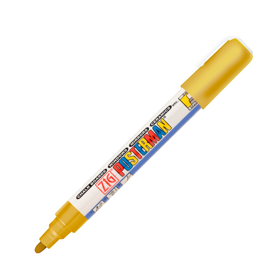 Marcador De Vinilo Posterman Pma 30 Punta 2 Mm Zig Original