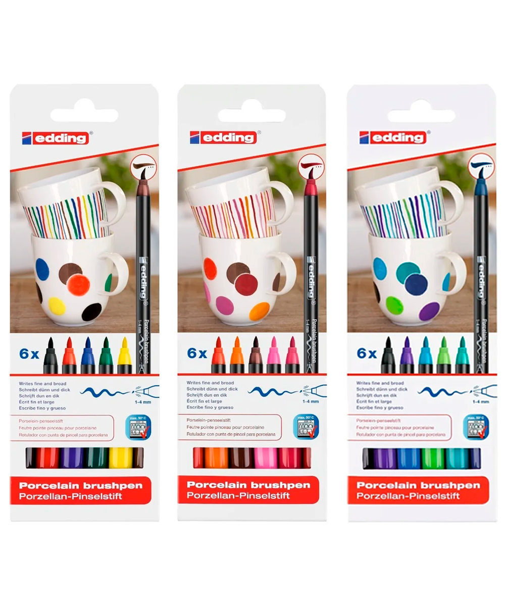 Punta Pincel para Cerámica Edding