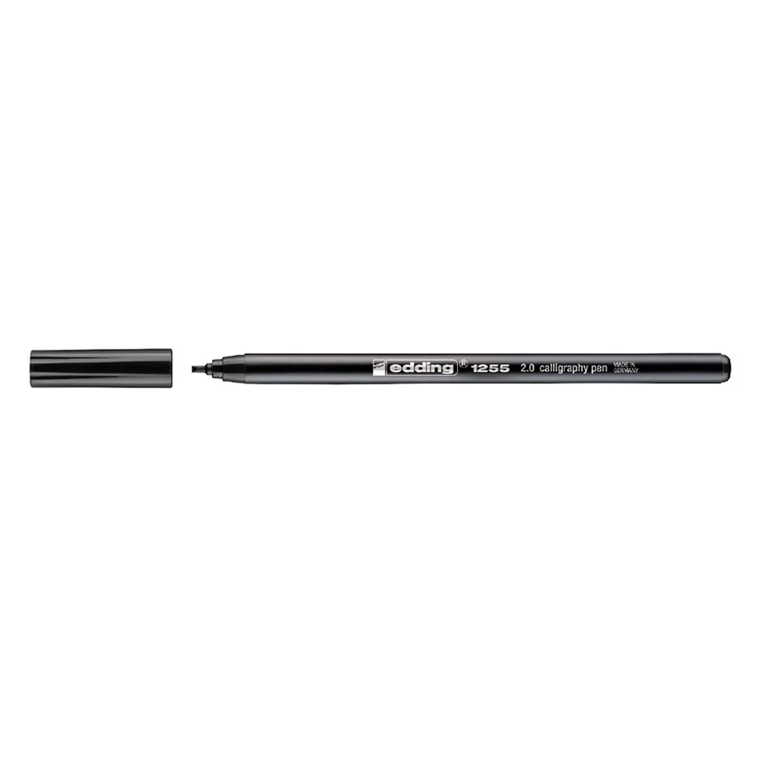 Marcadores para Caligráfia Negro Edding 1255 X 3 Puntas