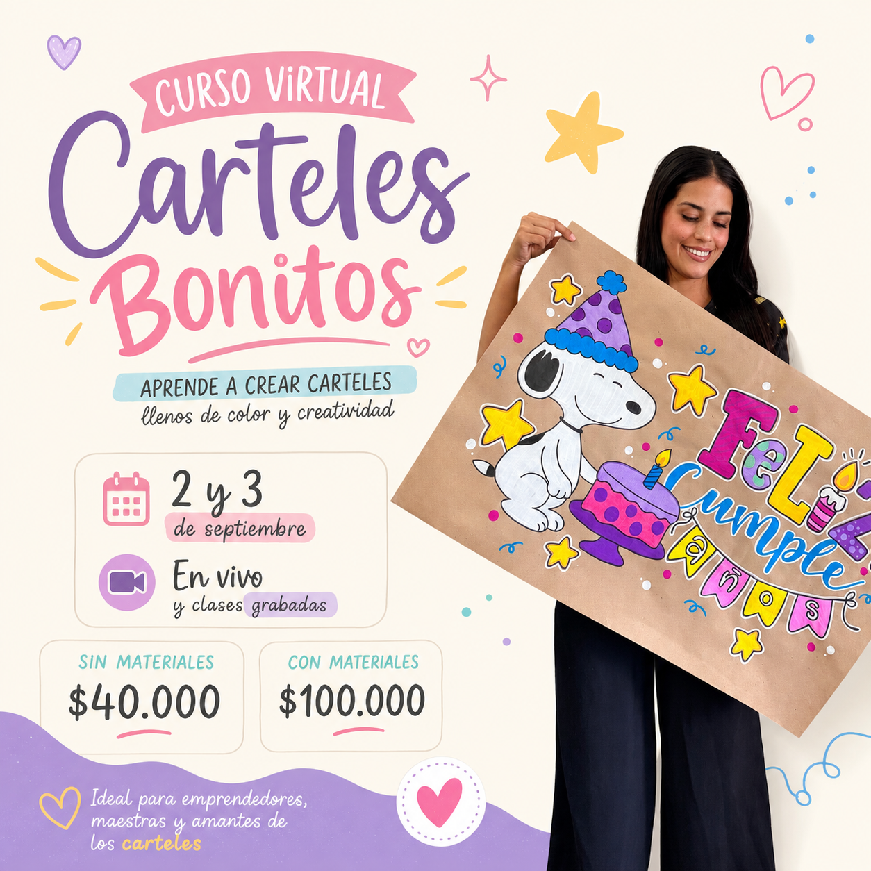 Curso Virtual Carteles Creativos