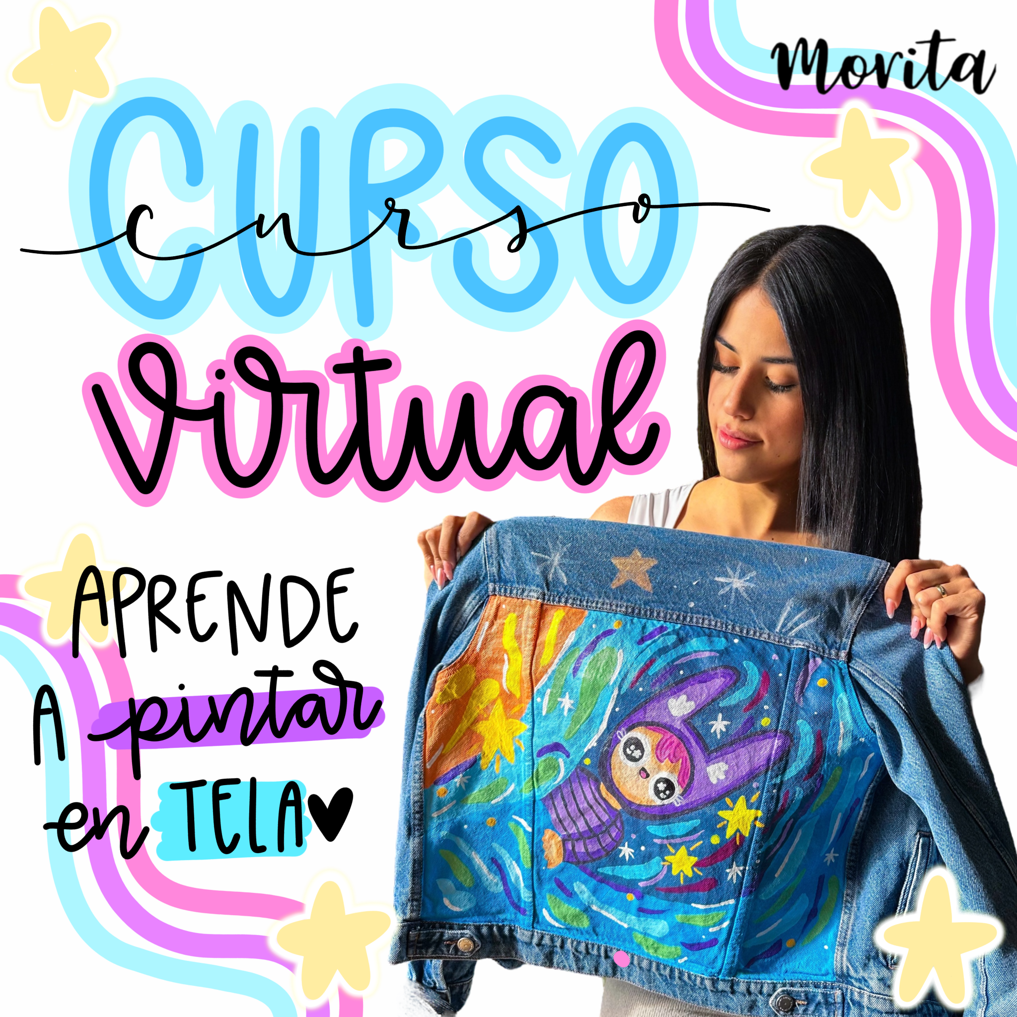 Curso Virtual Aprende a Pintar en Tela