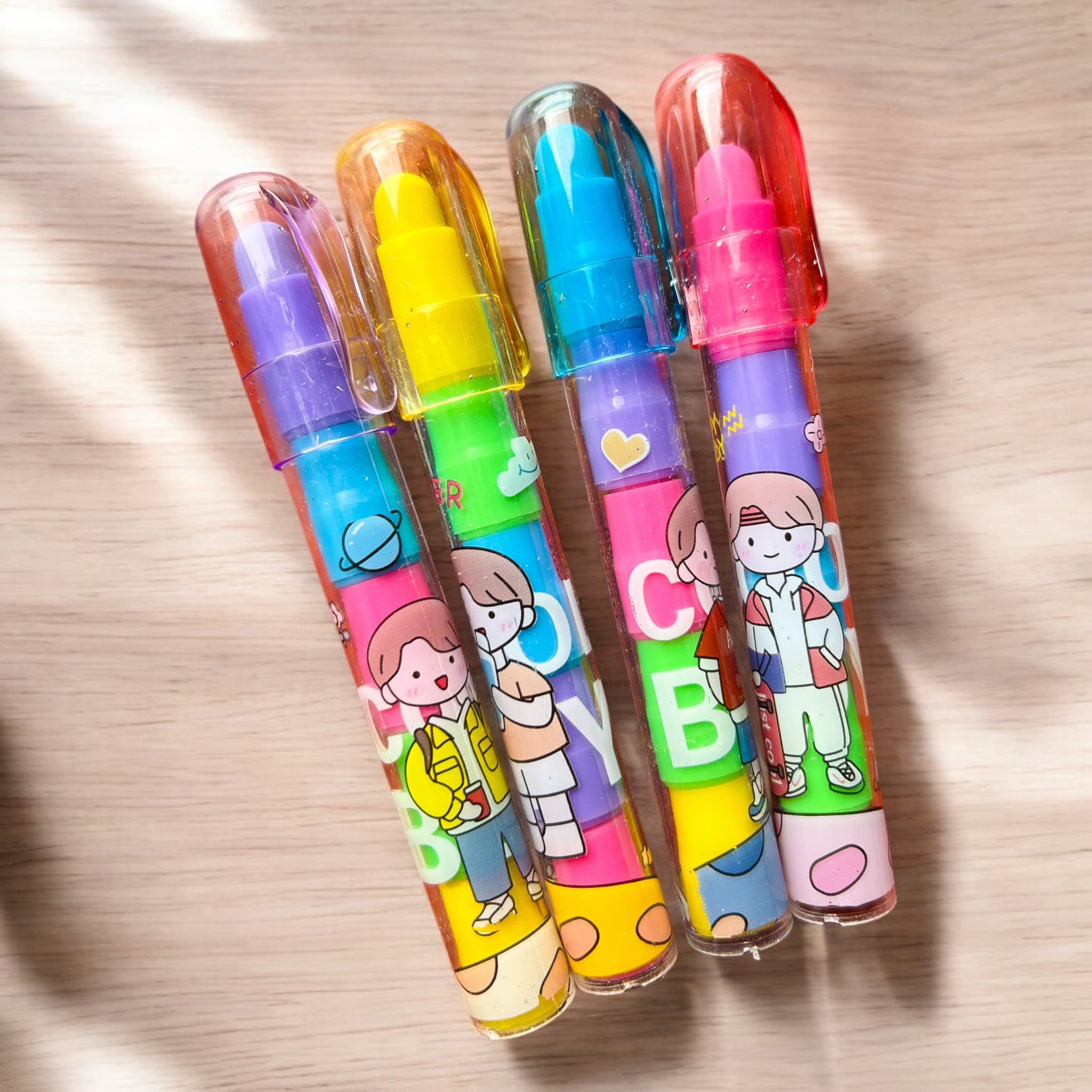 Borrador de Minas de Colores Kawaii