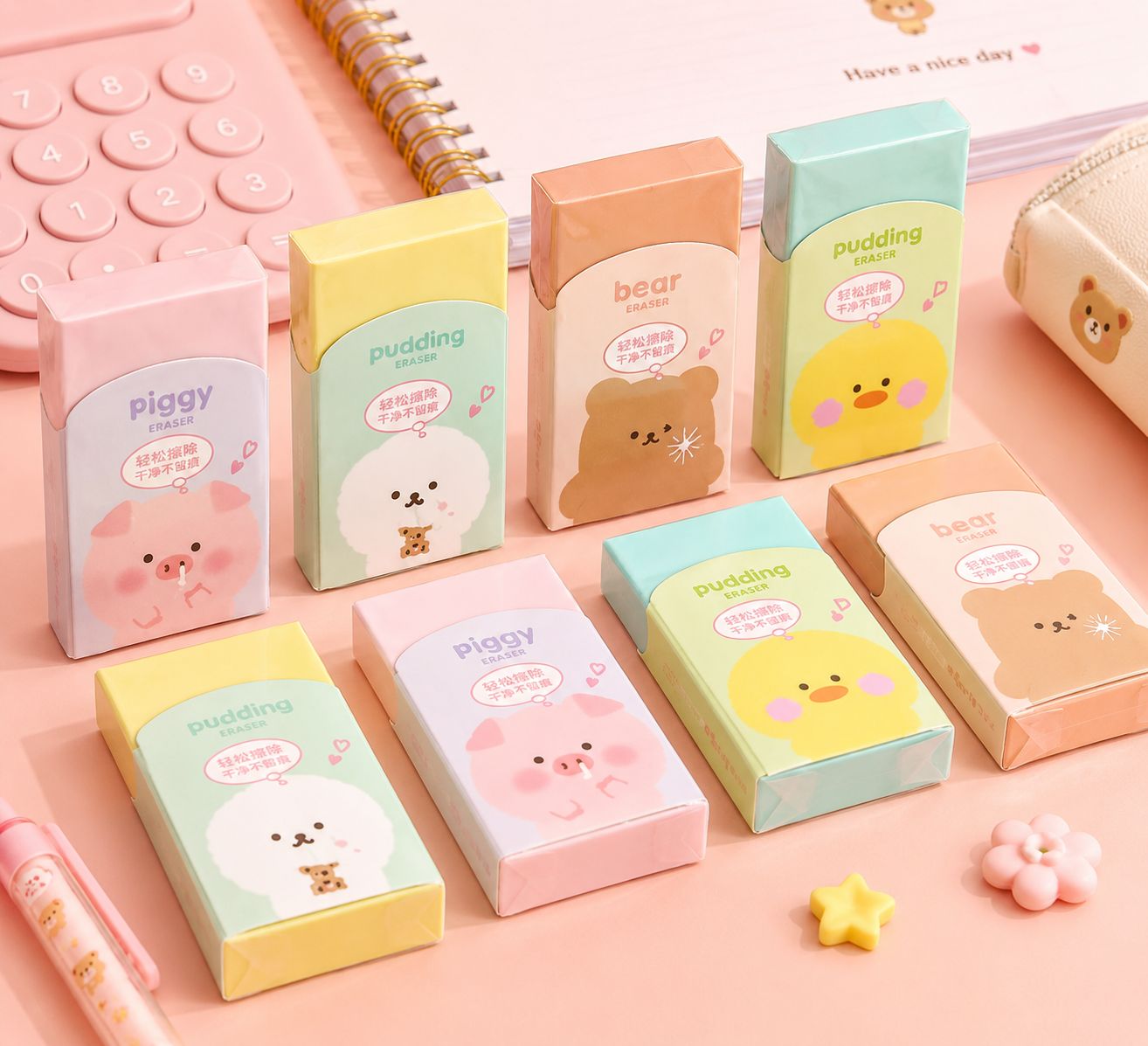 Borradores Animalitos Pastel Kawaii