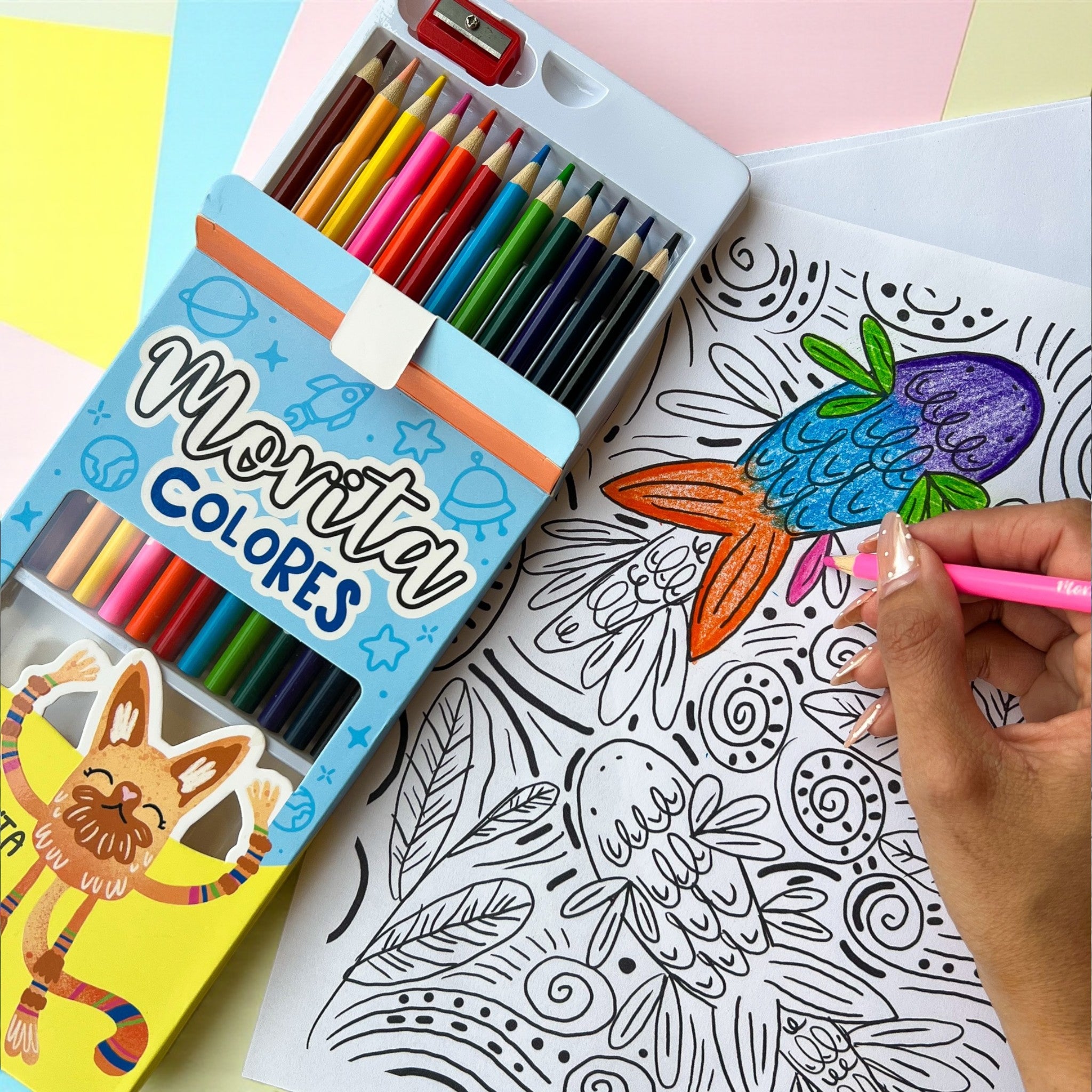 Colores Morita x12 Unipunta