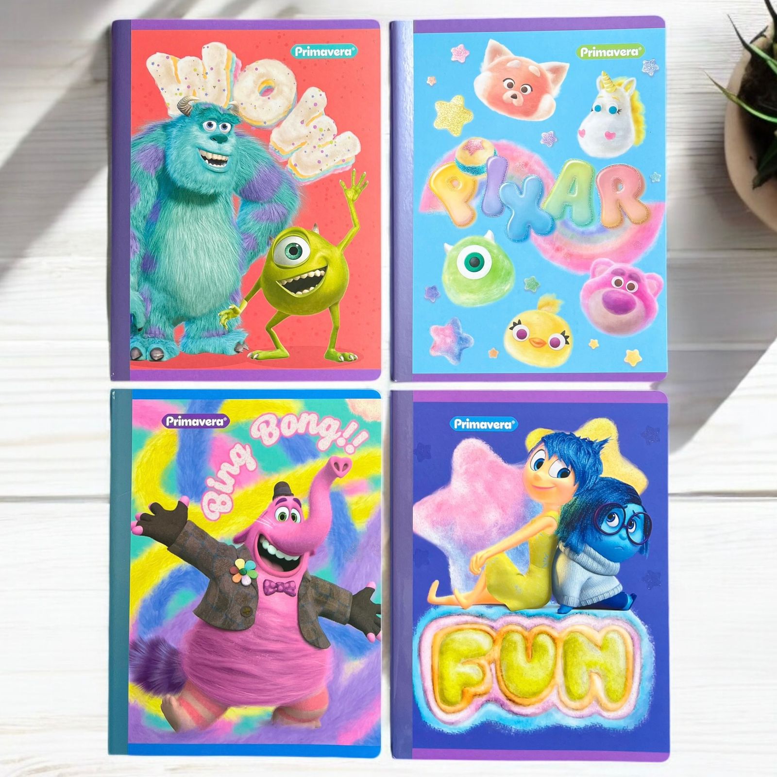 Cuaderno Pixar Primavera 100 Hojas