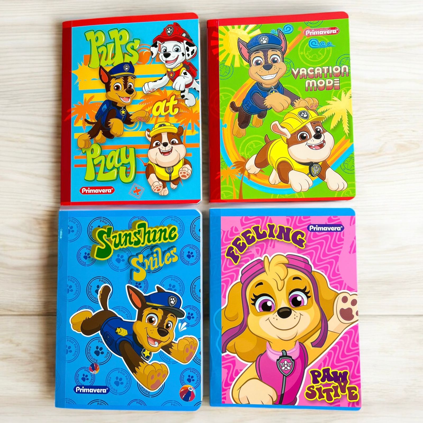 Cuaderno Paw Patrol Primavera