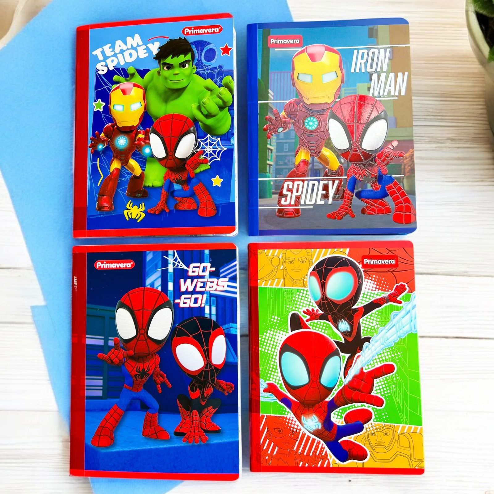 Cuaderno Spidey Primavera