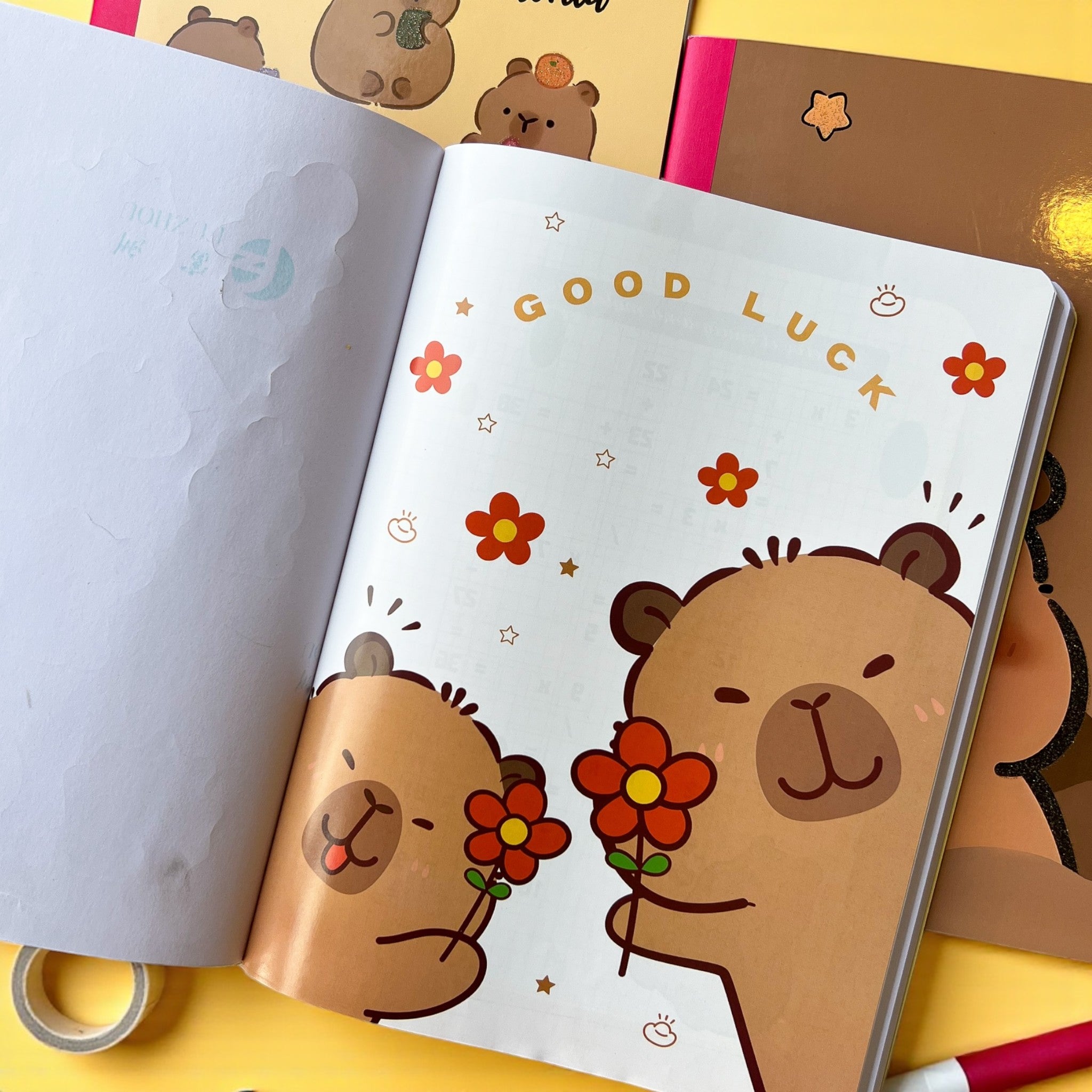 Cuaderno Morita Capybara Cuadriculado