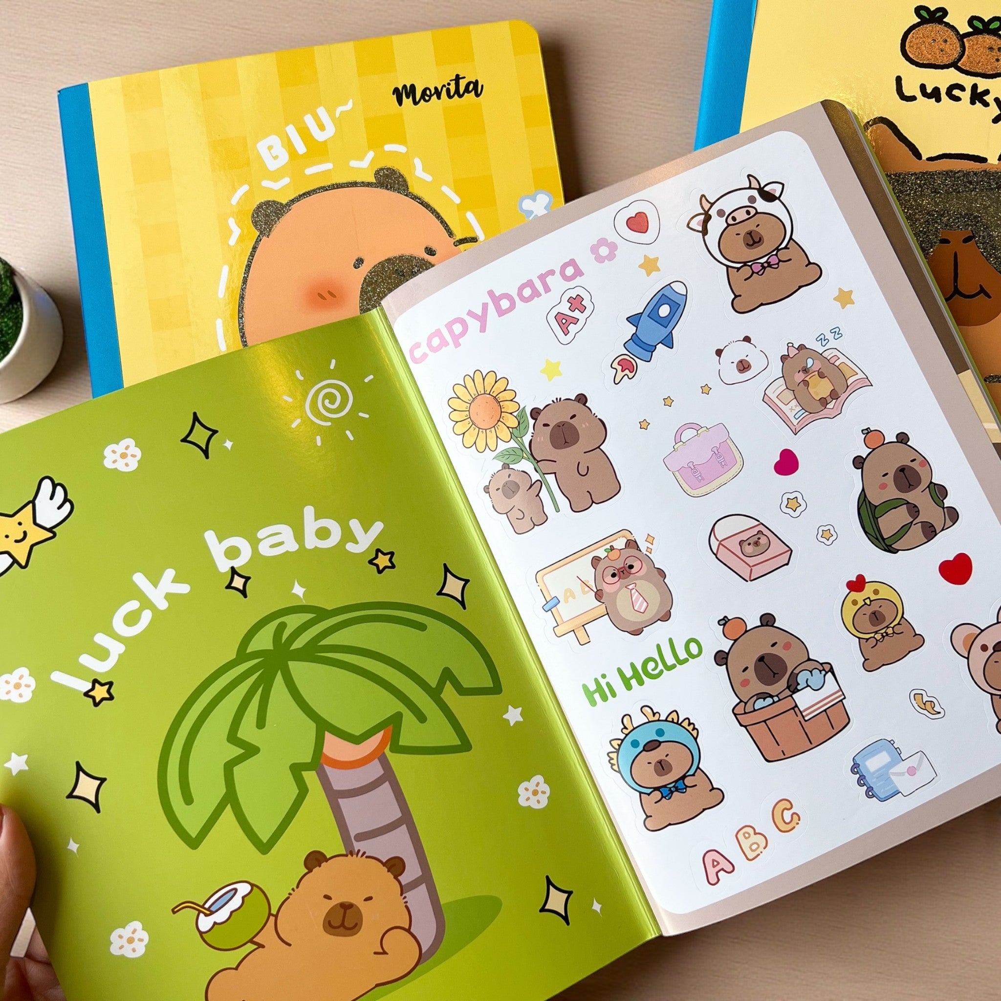 Cuaderno Morita Capybara Cuadriculado