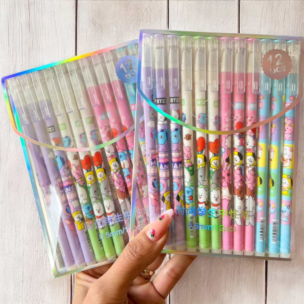 Kit de Lapiceros BT21 X12