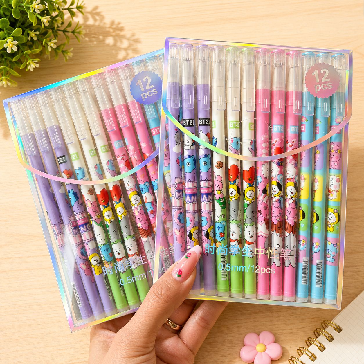 Kit de Lapiceros BT21 X12