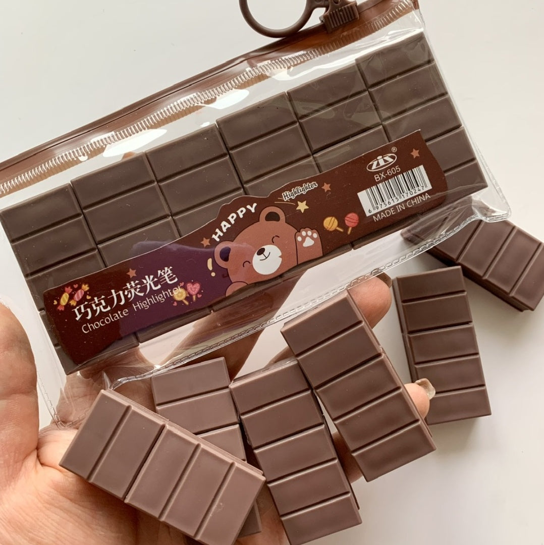 Resaltadores Chocolatina x6