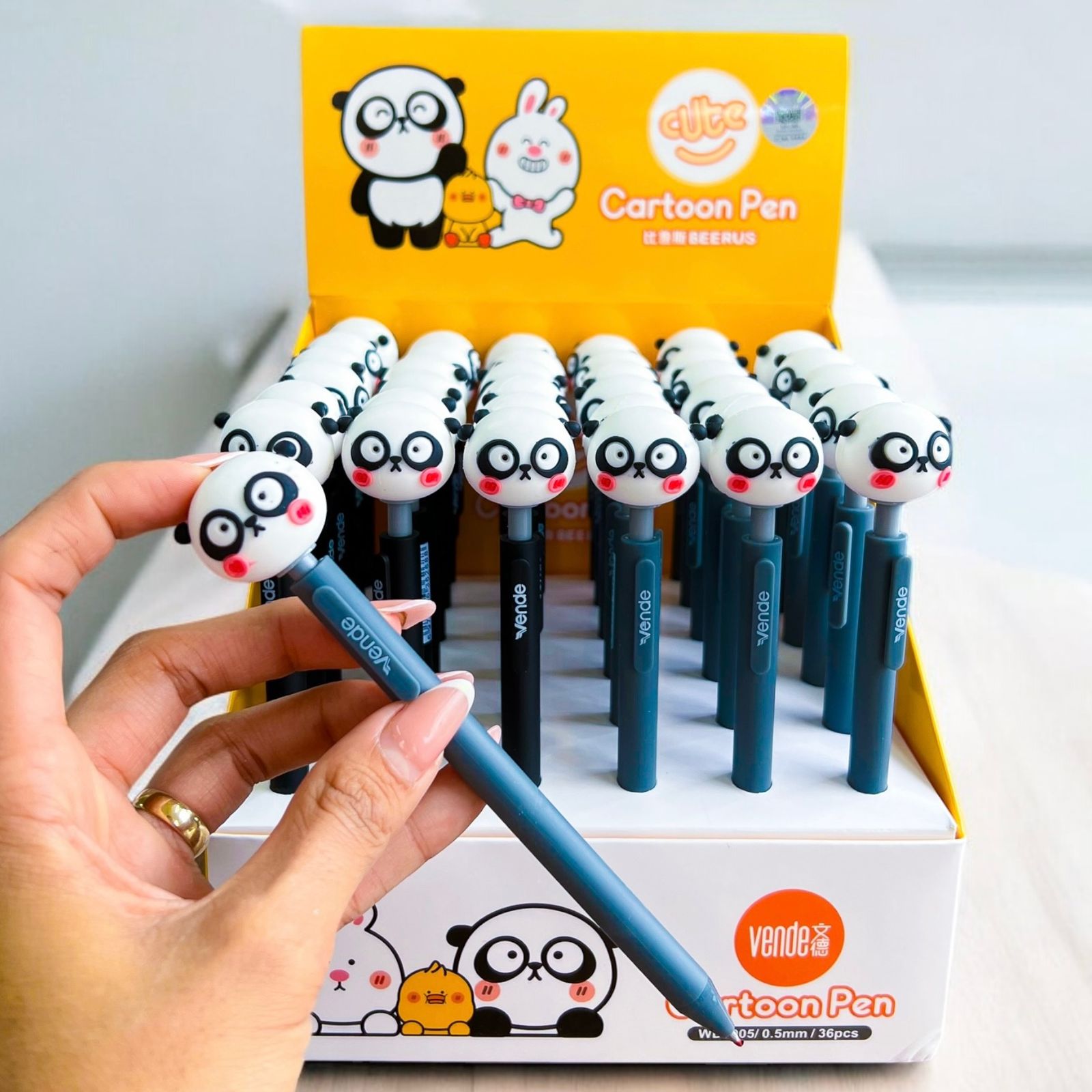 Lapicero Retráctil Panda Kawaii